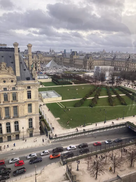 View over the Louvre Museum