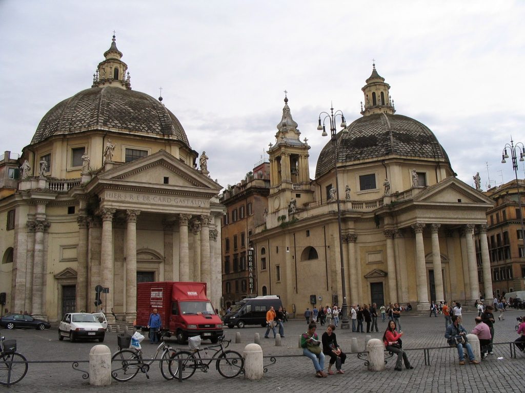 Piazza del Popolo churches