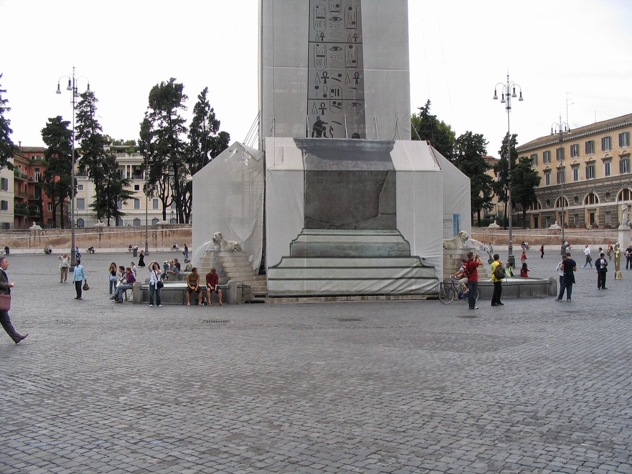 Piazza del Popolo Churches and Obelisk 7