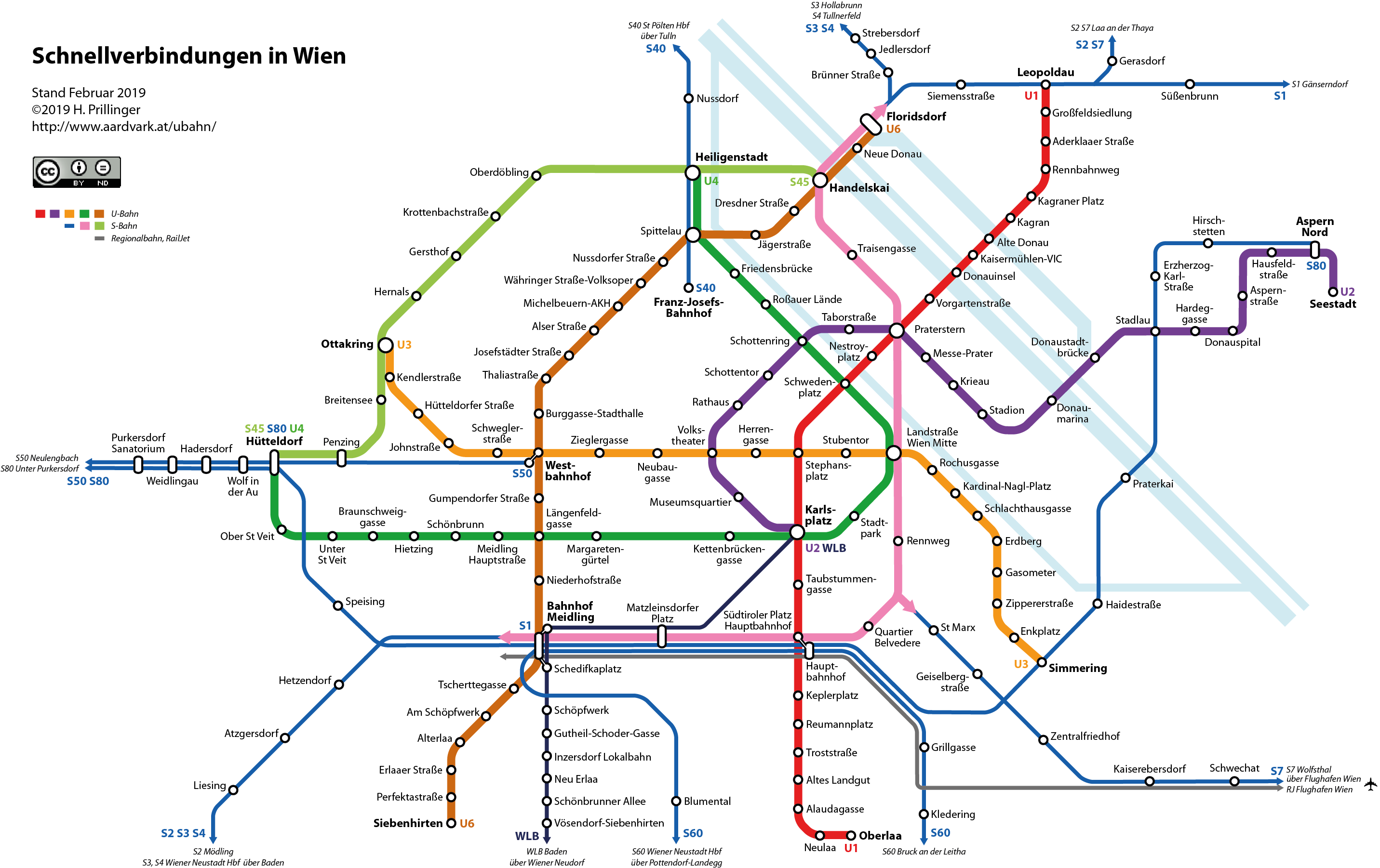 Vienna Metro Map 6